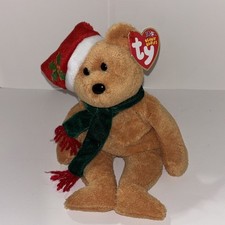 TY Beanie Baby - 2003 HOLIDAY TEDDY 9 inch - MWMTs Stuffed Animal Toy