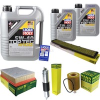 Inspektionspaket 7L Liqui Moly Top Tec 4100 5W-40 FüR BMW 3Er Cabriolet E46 320