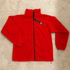 USA Kids-Red Fleece Jacket USA Brand San Francisco - Size Large - 091