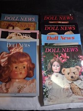 Lot x 8 Doll News Magazines United Federation of Doll Clubs