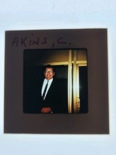 CLAUDE AKINS ACTOR  VINTAGE PHOTO 35MM DUPLICATE FILM SLIDE