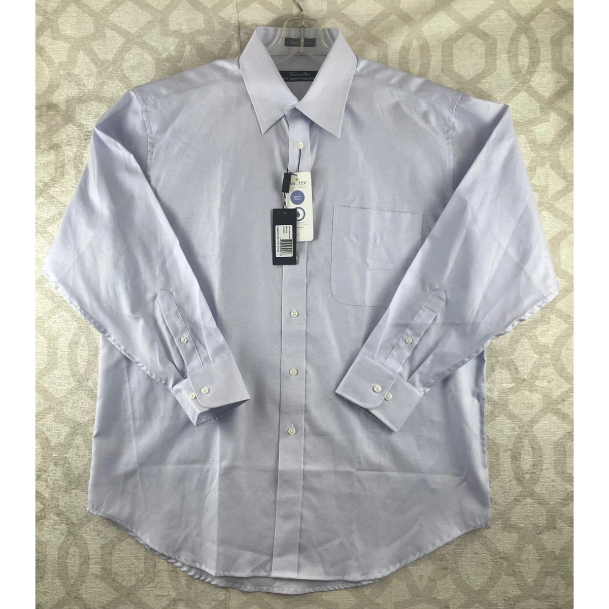 Chemise en coton rayée blanche et jaune