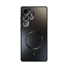 For Samsung Galaxy S25 Ultra Edge S25+ Magnetic Case Camera Lens Protector Cover