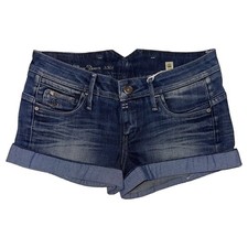 G-STAR Damen Blue Colt Mini Shorts UVP 85£