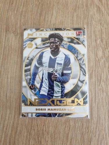 2024-25 TOPPS Inception Bundesliga Next Gen Boris Mamuzah Lum Hertha BSC RC