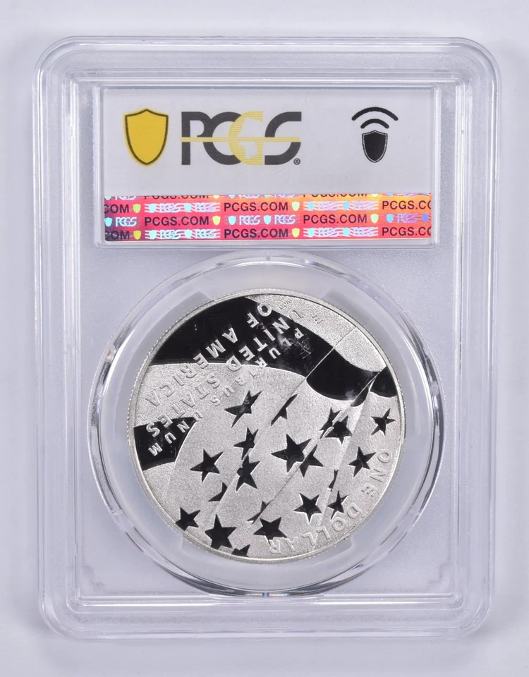 PR70 DCAM 2012-P Star-Spangled Banner Commemorative Dollar PCGS Blue Label *1917 - Image 2 of 4