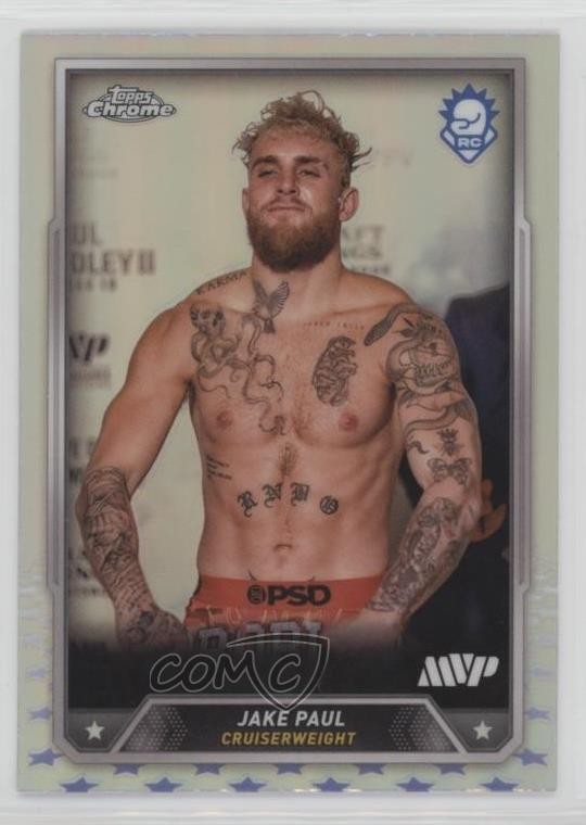 2024 Topps Chrome Refractor Jake Paul #1 0yd6