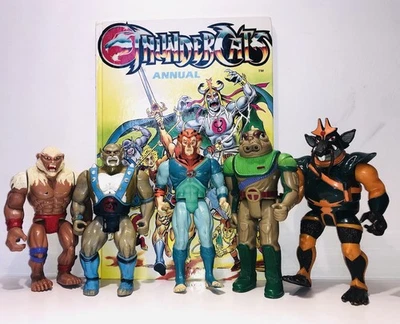 Thunder Cats Figuren Konvolut Vintage LJN Toys 1984 & Buch Annual - Bild 1 von 4