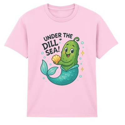 Lustiges Pickle Kinder T-Shirt unter dem Dill Meer süß Tierliebhaber Cartoon Geschenk