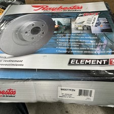 For Honda Civic 2015 Raybestos 980577FZN Element3 Plain Solid Rear Brake Rotor