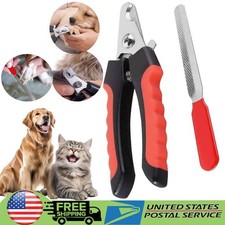 Pet Dog Cat Stainless Steel Professional Nail Toe Trimmer Clipper Grooming Tool