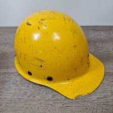 Vintage Yellow Msa Skullgard Fiberglass Hard Hat Bump Cap Dl W Liner 6 38-8 Vintage Yellow Msa Skullgard Fiberglass Hard Hat Bump Cap Dl W Liner 6 38-8