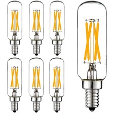 6W LED Candelabra Bulb Pack of 6 - Dimmable 2700K Warm White