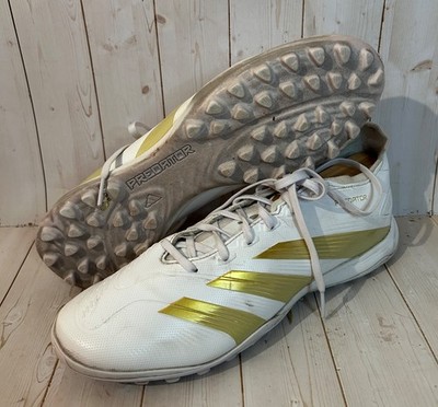 Adidas Predator PRO TF Turf Soccer Cleats Shoes Coral White Gold  Mens Size  9.5