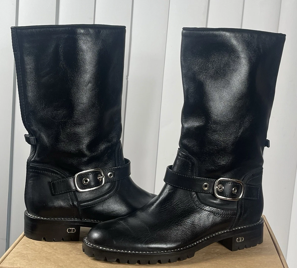Dior Biker Boots for Women for sale | eBay