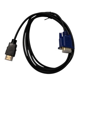 1.8M HDMI to VGA Cable HDMI Male VGA D-Sub Male.