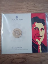 2025 George Orwell Big Brother UK £2 BU Royal Mint Sealed Pack