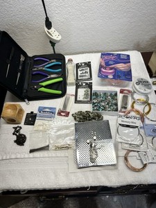 Lot of Miscellaneous Beading Tools and Accessories Jewelry Making Supplies