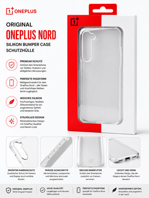Original OnePlus Nord Silikon Bumper Case  Schutzhülle