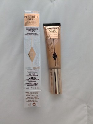 CHARLOTTE TILBURY BEAUTIFUL SKIN FOUNDATION SCIENCE+COLOUR ''4 NEUTRAL'' NIB