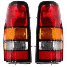 Tail Light Housing Halogen Right And Left Compatible With Sierra 1999-2006...
