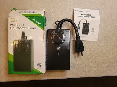 BN-Link Outdoor 24Hour Water Resistant Timer W/ Photocell Light Sensor Countdown