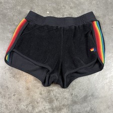 Aviator Nation Shorts Youth 12 Black Beach Logo Surf Preowned