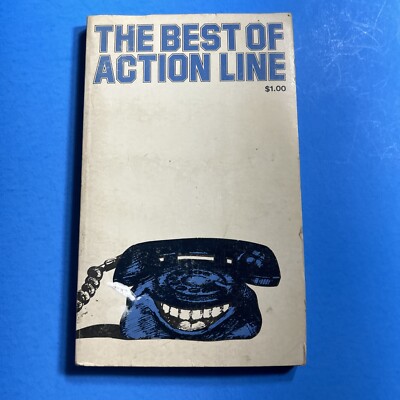 Detroit Free Press ~ The Best Of Action Line 1974 Vintage Paperback Book 