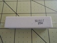 12.5 Ohm 5% Tolerance 25 Watt Wirewound Axial Ceramic Fixed Power Resistor