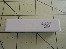 12.5 Ohm 5% Tolerance 25 Watt Wirewound Axial Ceramic Fixed Power Resistor