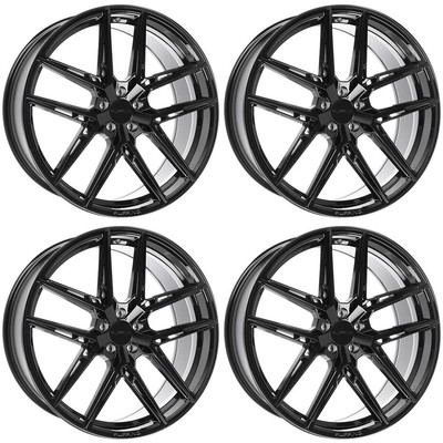 Set of 4 20in Black Alloy Wheel Rims for Tesla 3, RF9QE99 5x114.3 5Lug 20x9