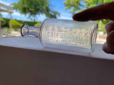 B & B DRUG CO. SAN FRANCISCO, CAL. RARE DRUG BOTTLE