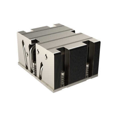 Support SP5/AMD epyc 9334/9004 Genoa 350w 4 heat pipe computer copper bottom 2u