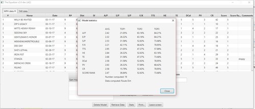 THE EQUALIZER 2.1 Thoroughbred Handicapping Software - Modern Pace Handicapping - Picture 6 of 6