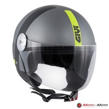 Casco Demi-jet Givi 10.7 Mini-J Concept Nero Antracite Giallo Taglia L