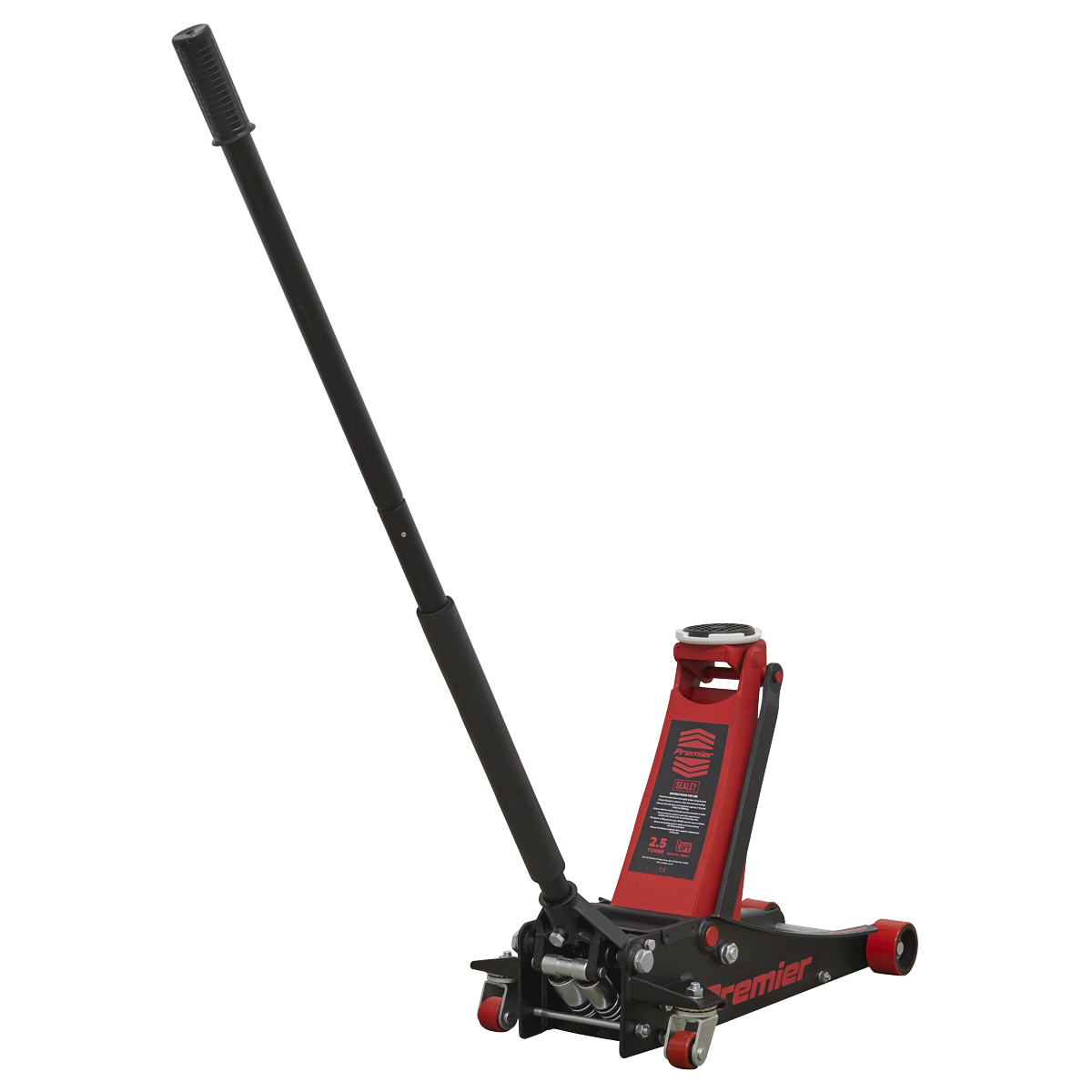 Sealey 2501LE Trolley Jack 2.5tonne Low Entry with Rocket Lift