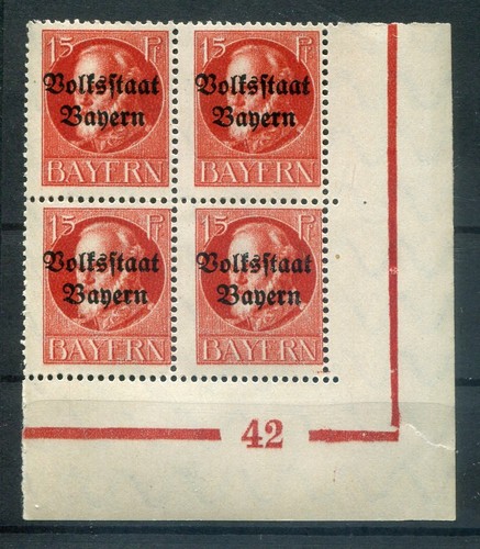 Bavaria plate number 47 120 MNH mint ** - real