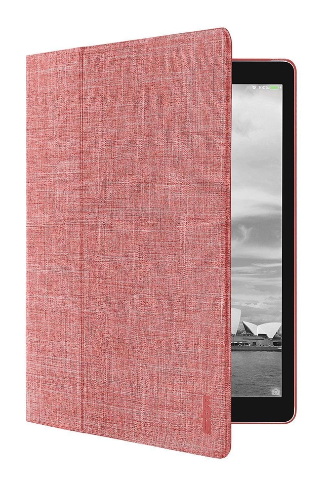 STM Atlas Lightweight Flip Folio Protective Case for 9.7 iPad Pro - Red - Image 4 of 4
