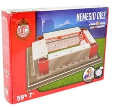 Nanostad Diablos Rojos del Toluca Nemesio Diez Stadium 59pzs Rompecabezas 3D
