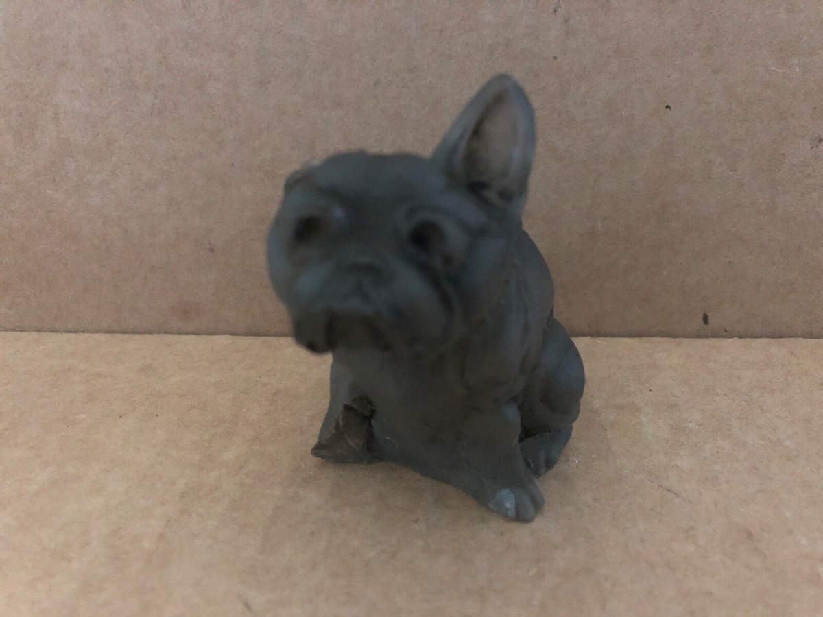 Vintage WESTMORELAND Frosted Glass French Bulldog as-is | eBay