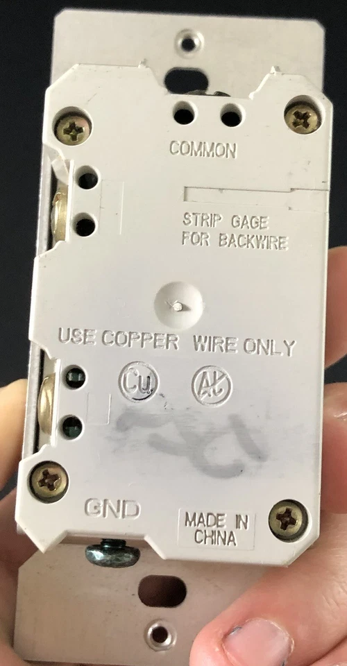 Atenuador deslizante blanco de 3 vías D4.1 Foto 4 de 4