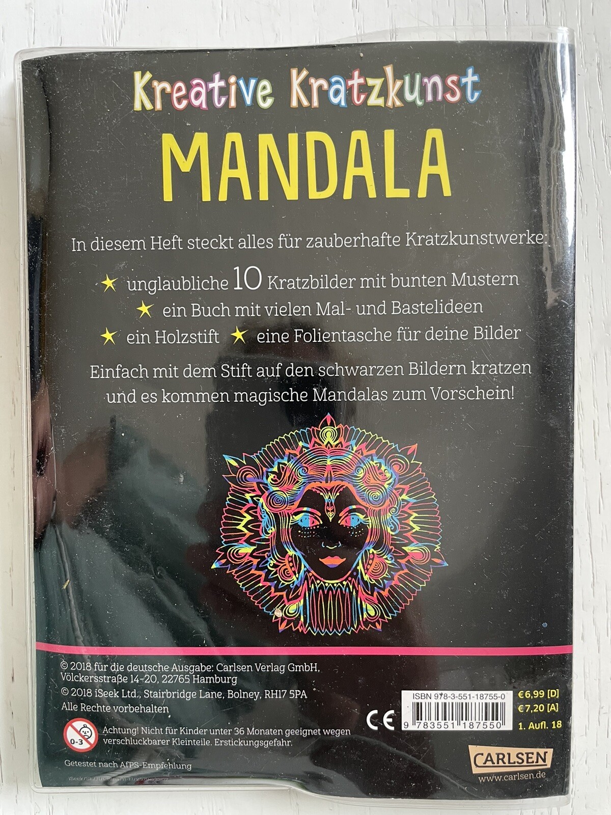 Thumbnail - Kreative Kratzkunst Mandala Kratzbilder Malbuch Ovp