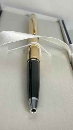 CROSS 18k GOLD FILLED CLASSIC CENTURY ROLLERBALL (Selectip) PEN #2805 - Picture 5 of 12