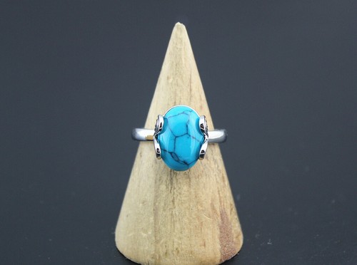 Wholesale Mixed Lots 60pcs Copper Adjustable Ring Natural Stone Lady's Jewelry - Picture 5 of 8