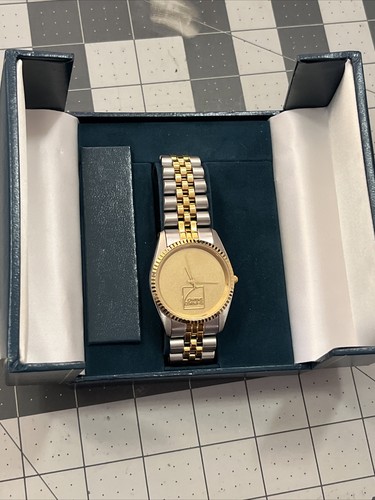Jostens Montreux Quartz Owens Corning Mens Watch In Box Presidential VTG - Picture 2 of 13