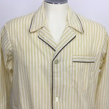 Vintage Mens Sz B MED READ Regatta Pajama Shirt Pants Set Long Sleeve Stripes