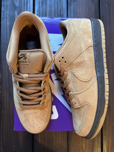 NEW Nike SB Dunk Low Wheat Mocha Brown BQ6817-204 10.5