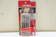 Vessel Tools IBMG90K001 Impact Ball Torsion Bit Set Assortment x 90 mm 5 Pc