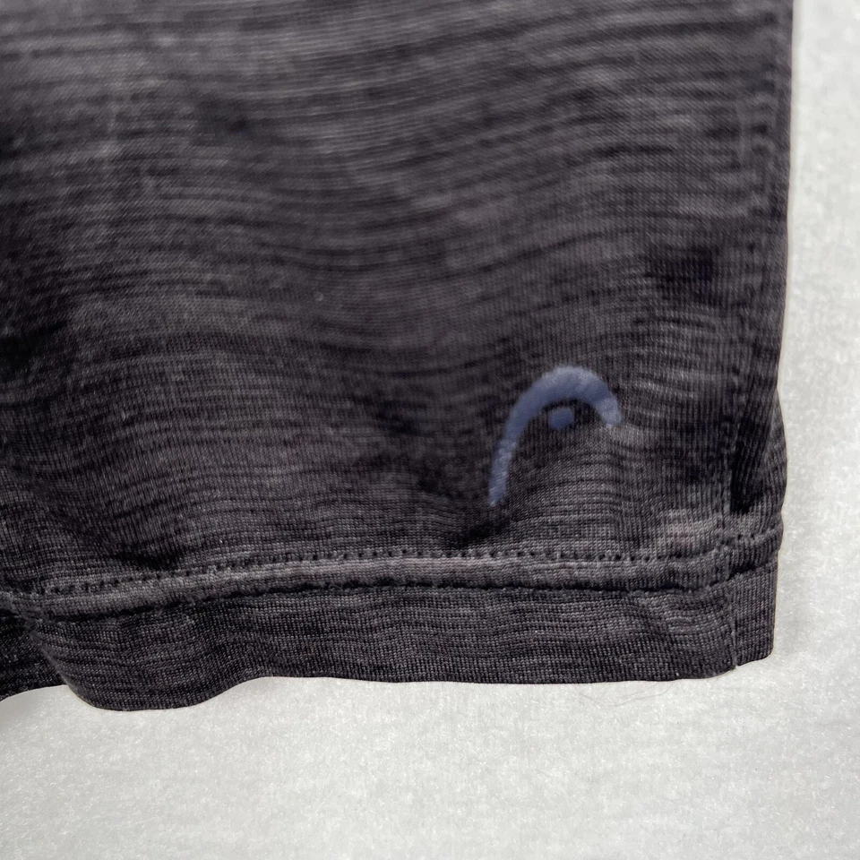 Head Boys Athletic Shorts YM Youth Medium 10-12 Black Tennis Soccer Gym I - Image 2 of 4