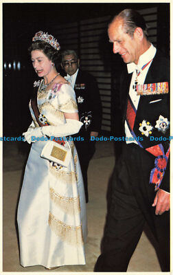R652542 Königin und Prinz Phillip. Japan. Mai 1975. Prescott Tonabnehmer. Queen und Pe